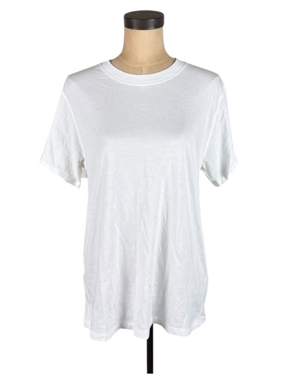 Lululemon Love Tee White Pima Cotton Short Sleeve T-Shirt Size 6
